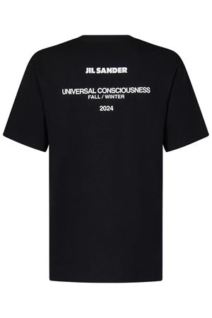 T-shirt in cotone nero JIL SANDER | J22GC0189J46219001